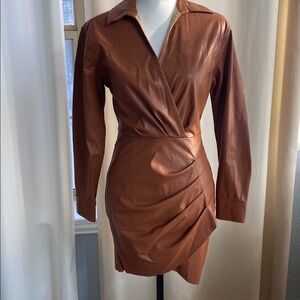 SAYLOR Rust Brown Dress